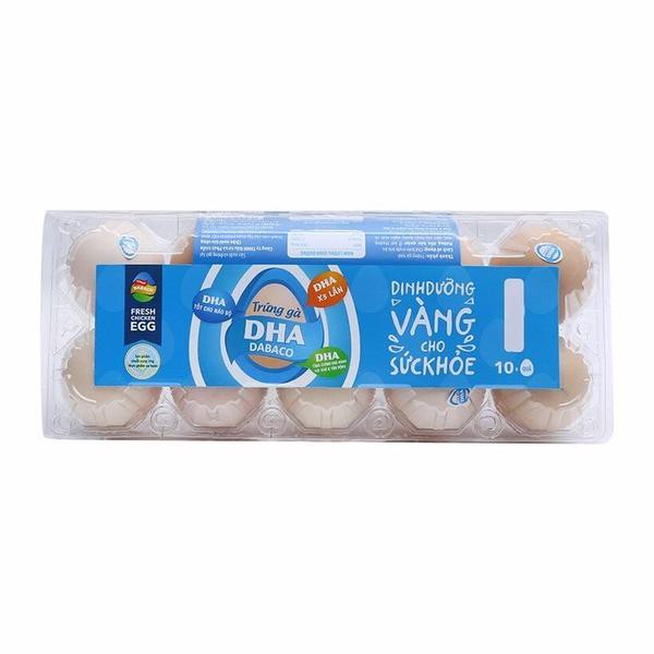 Trứng gà DHA Dabaco hộp 10 quả