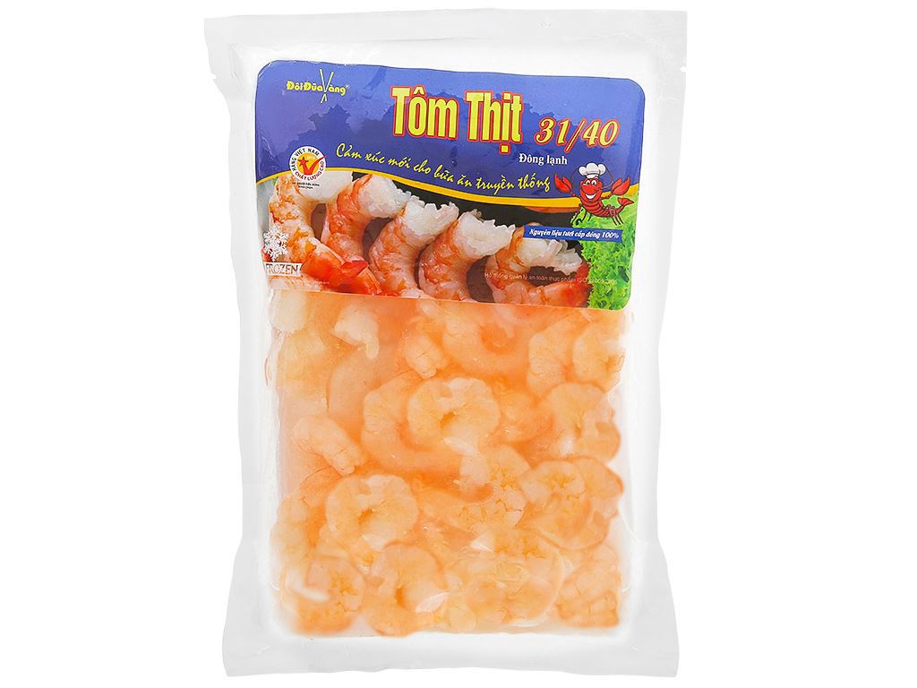 Tôm thịt 31/40 Đôi Đũa Vàngkhay 252g